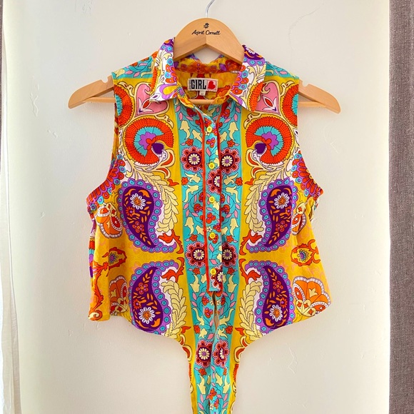 Vintage 70s style Chelsea Girl Top - Picture 1 of 2